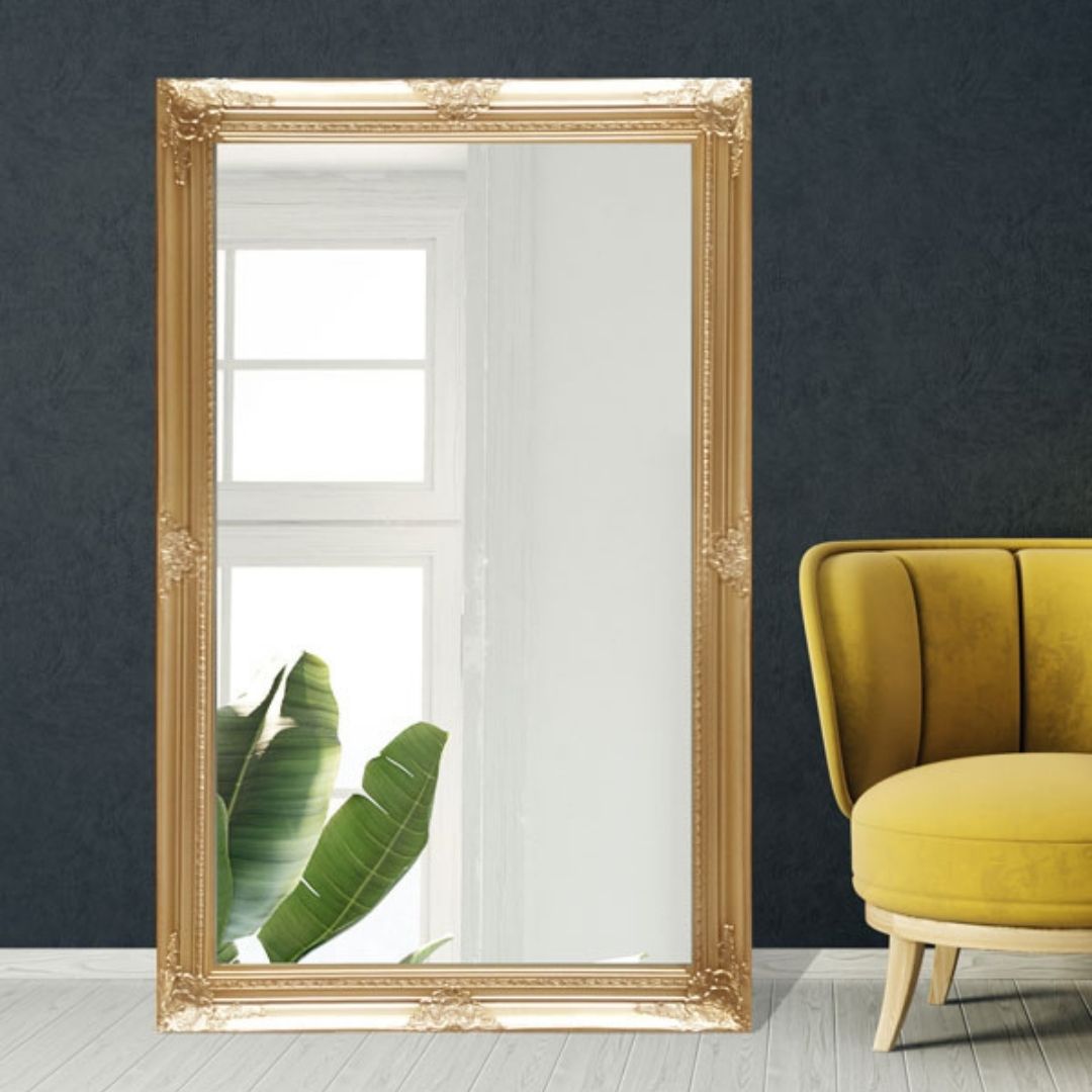 Freda Ornate Gold Wall Mirror | Mirror City